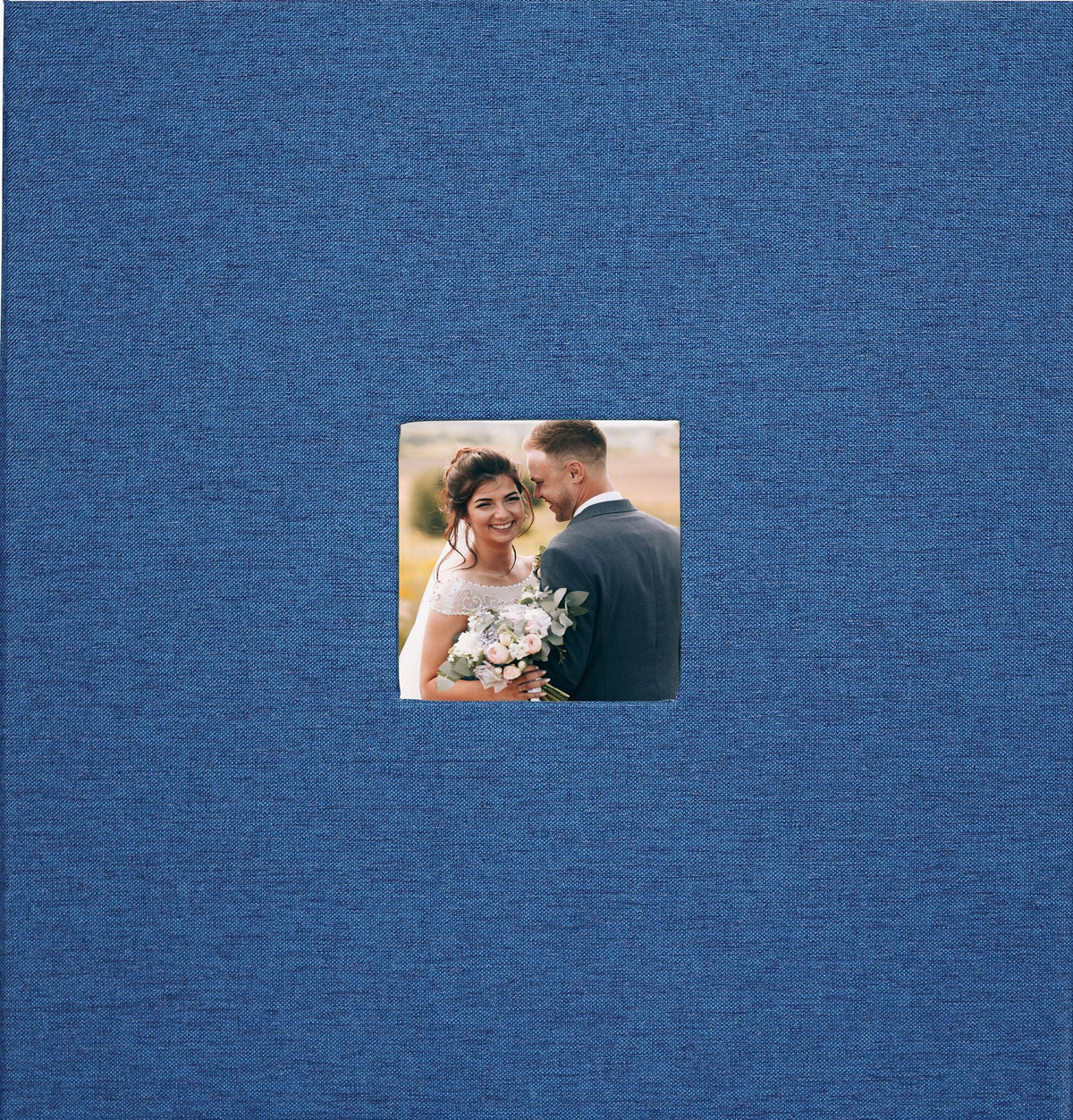 Blue Linen Photo Album (40 Self-Adhesive Pages) (Peter Pauper Press)