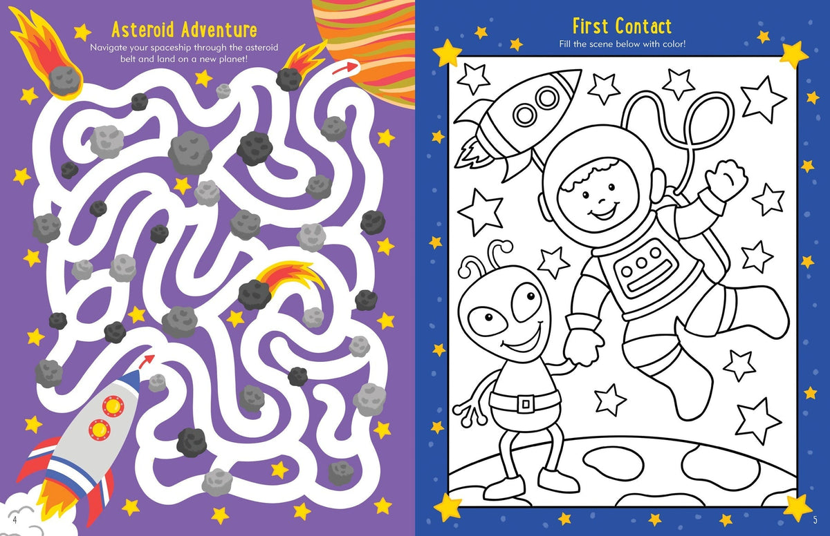 Peter Pauper Outer Space Activity Book