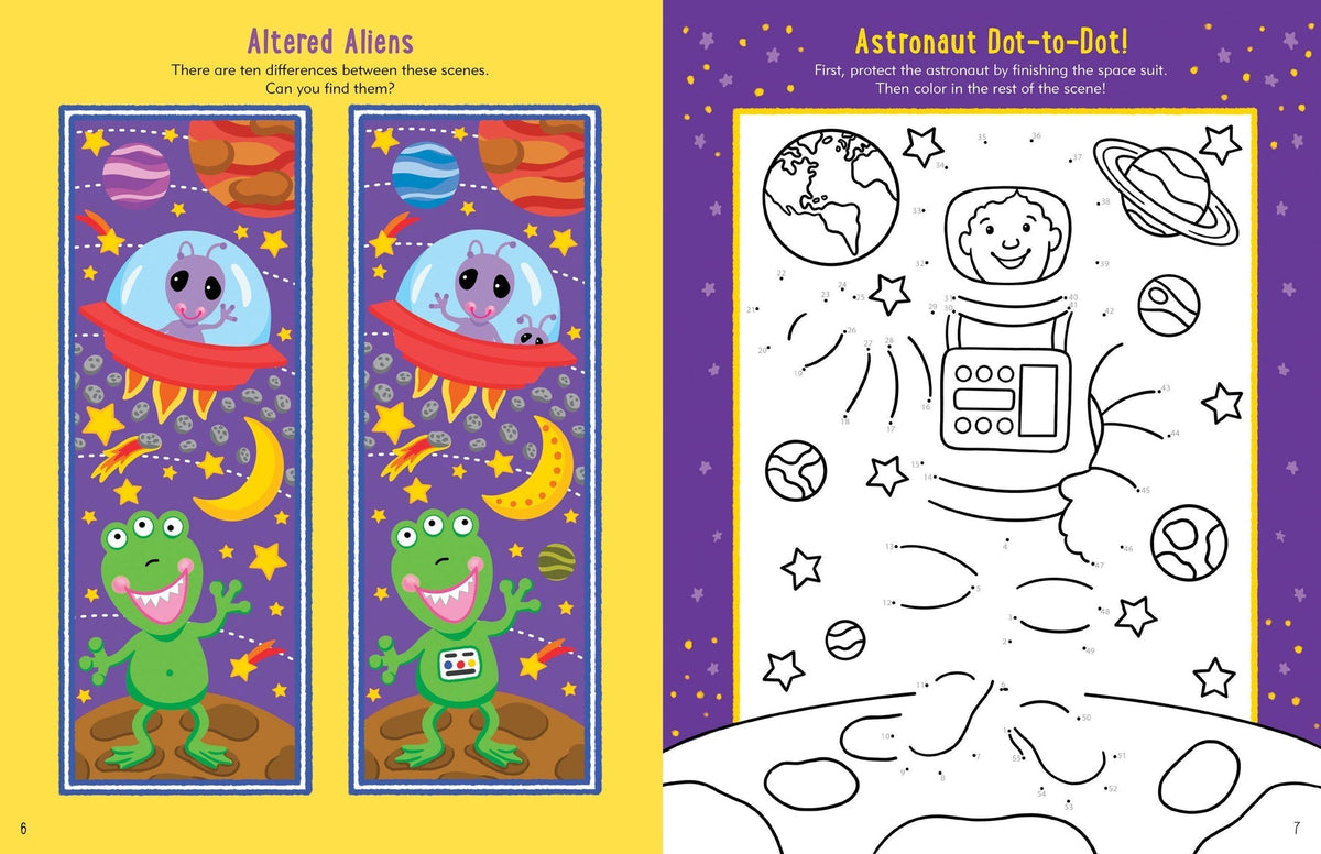 Peter Pauper Outer Space Activity Book