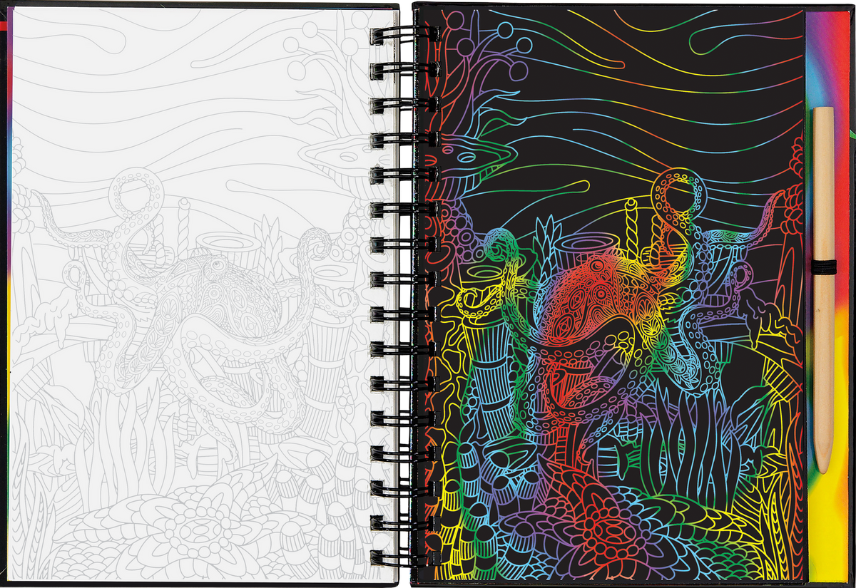 Scratch & Sketch: Extreme! Undersea World (peter Pauper Press)