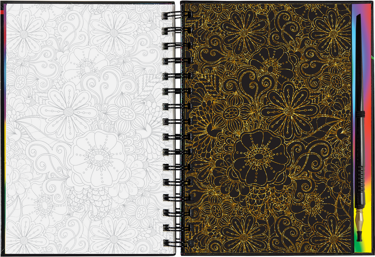 Extreme! Flowers Scratch & Sketch (Peter Pauper Press)