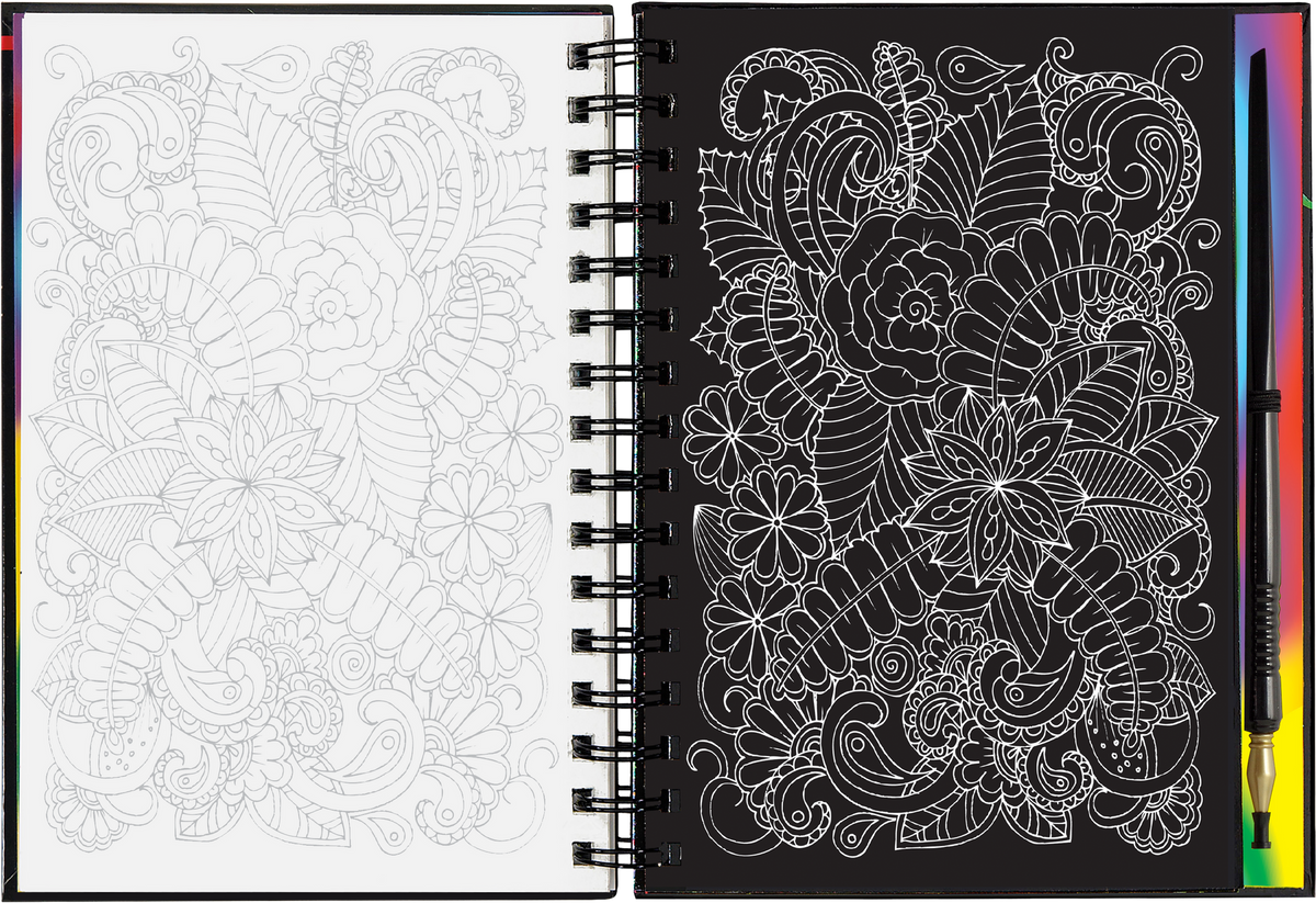 Extreme! Flowers Scratch & Sketch (Peter Pauper Press)