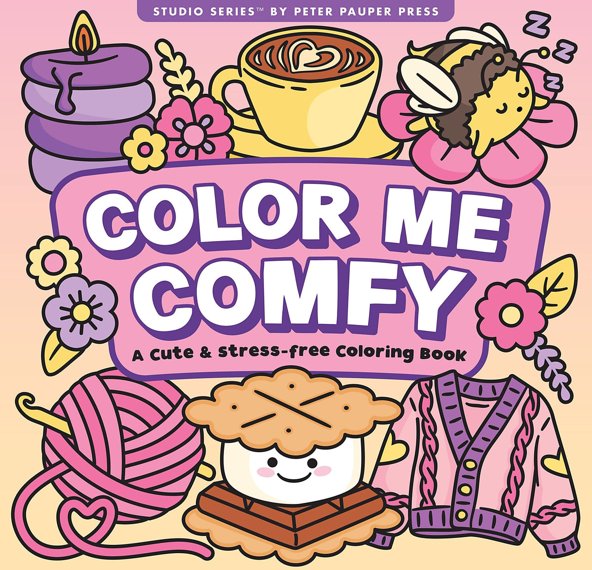 Peter Pauper Color Me Comfy Adult Colouring Book