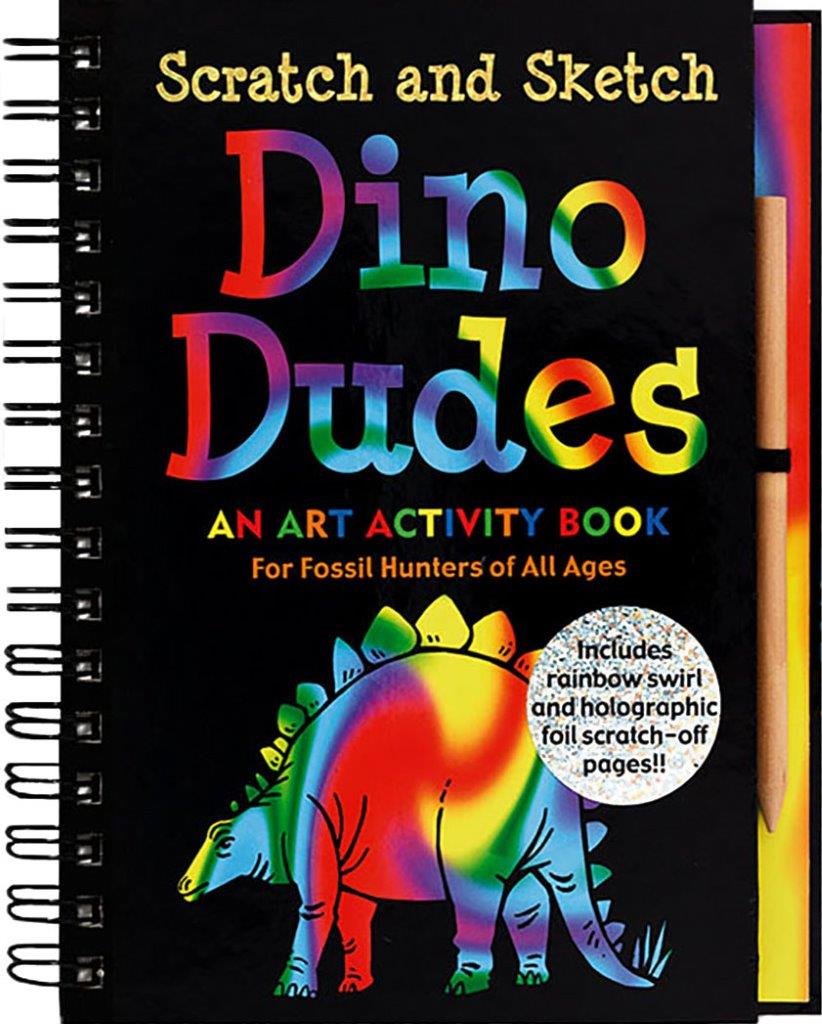 Peter Pauper Scratch & Sketch Dino Dudes