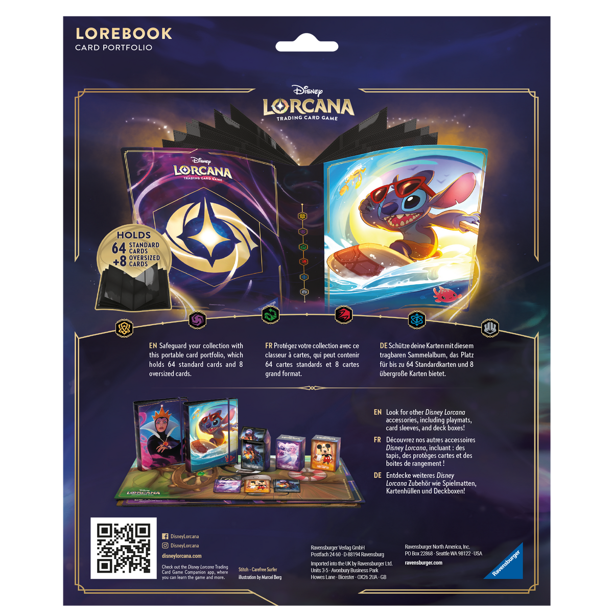 Disney Lorcana TCG: Lorebook Card Portfolio - Stitch