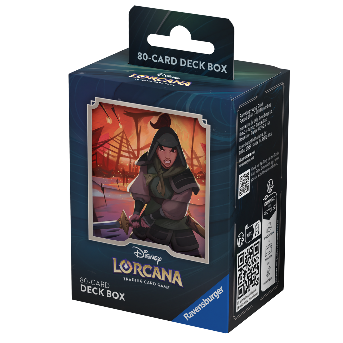 Disney Lorcana TCG: Deck Box - Mulan, Soldier in Training