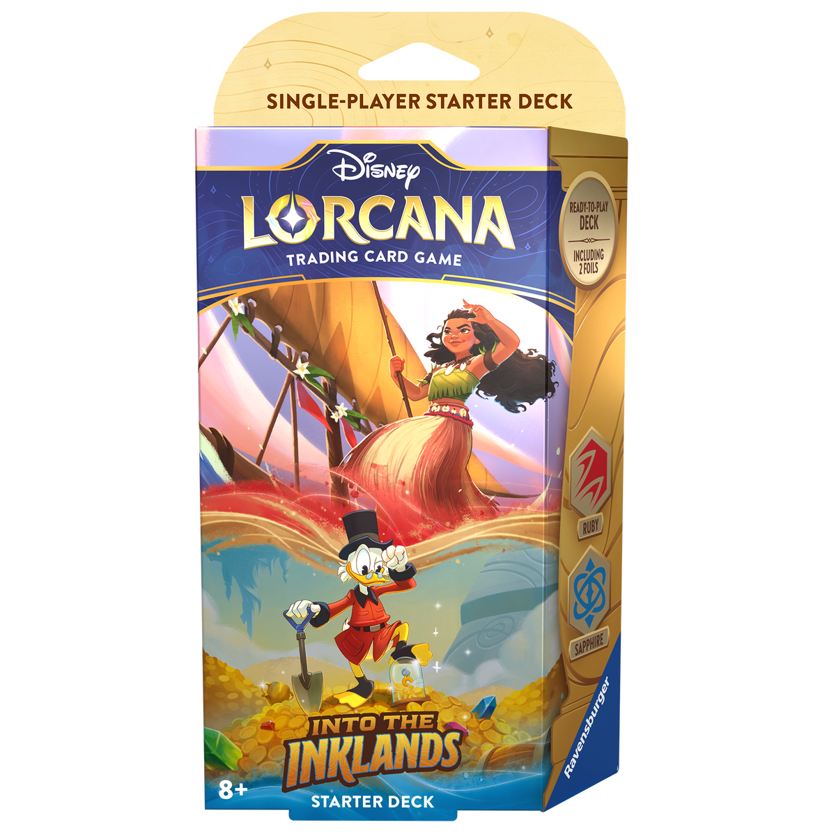 Disney Lorcana TCG: Into The Inklands - Starter Deck (Ruby & Sapphire)