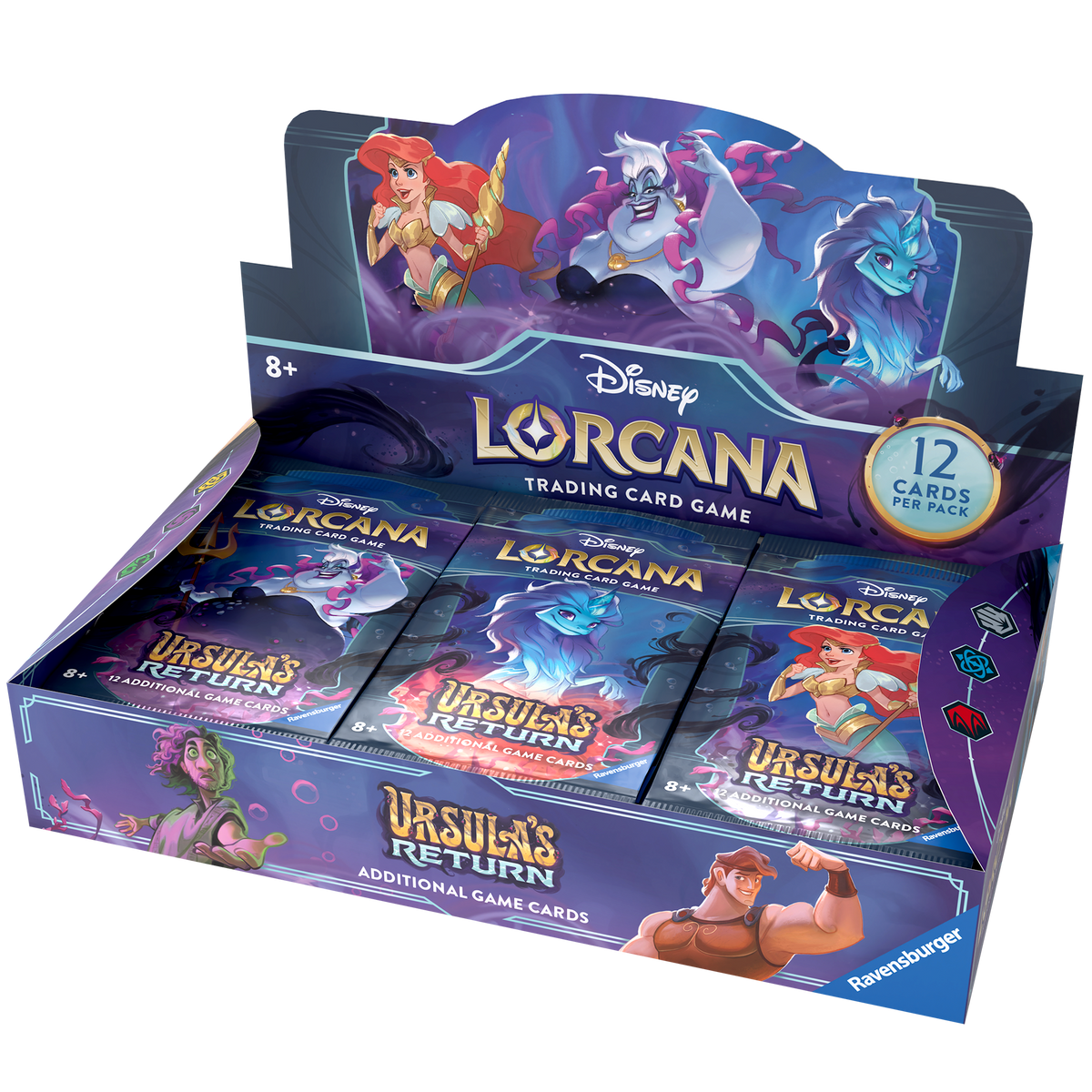 Disney Lorcana TCG: Ursula's Return - Booster Box (24 Booster Packs)