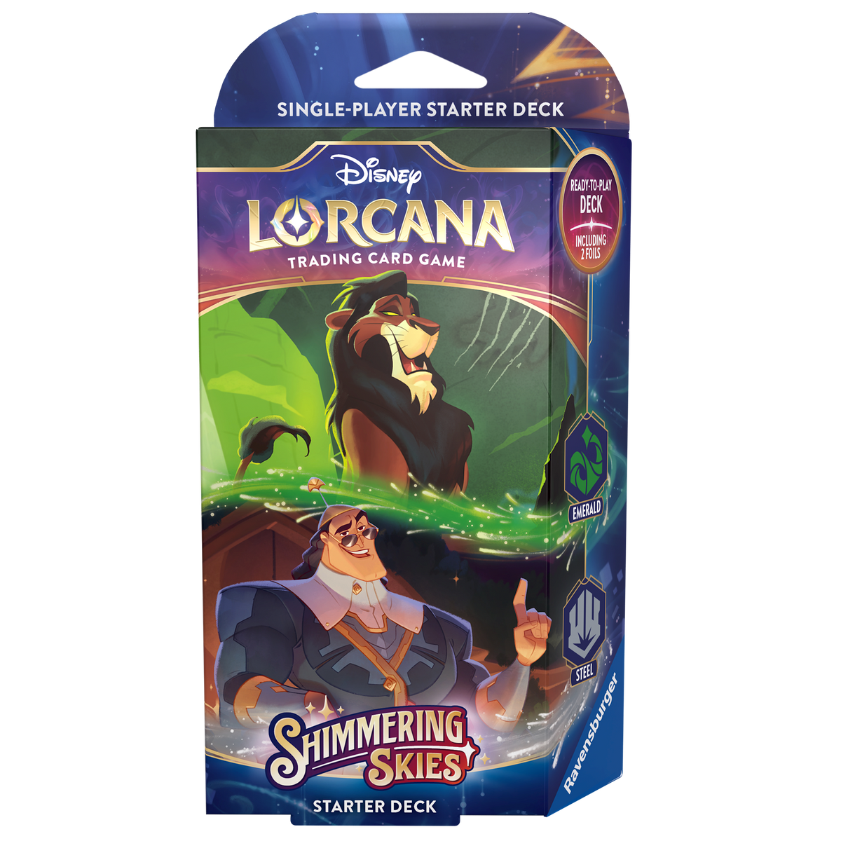 Disney Lorcana TCG: Shimmering Skies - Starter Deck (Emerald & Steel)