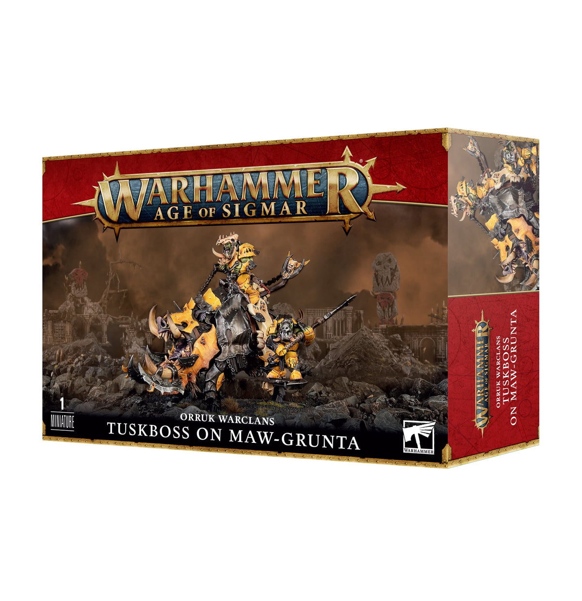 Orruk Warclans - Tuskboss on Maw-Grunta (Warhammer Age of Sigmar)