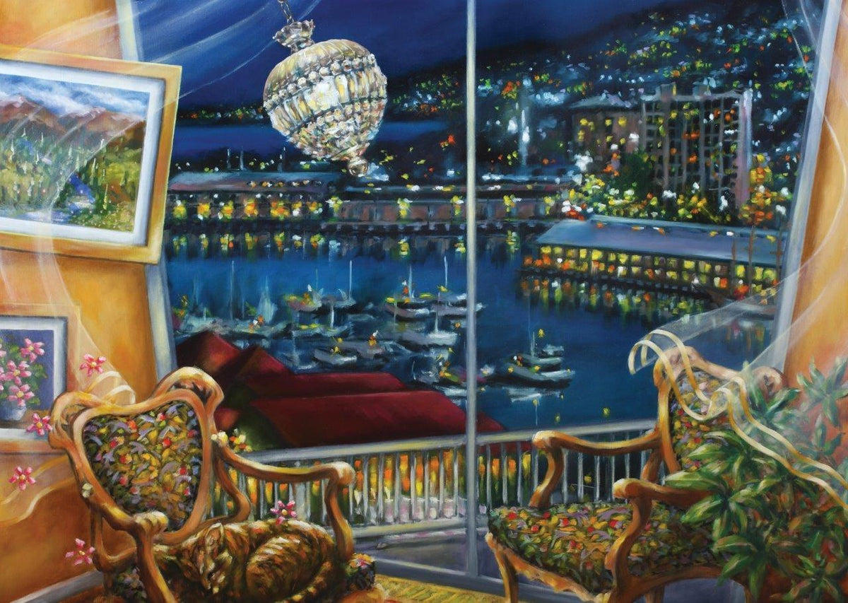 Blue Opal Esther Shohet Night Breeze 1000pc Puzzle