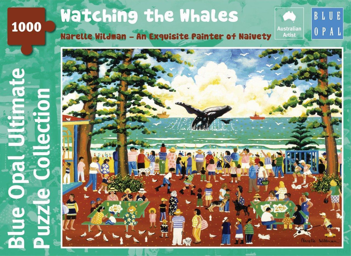 Blue Opal Narelle Wildman Watching the Whales 1000pc Puzzle