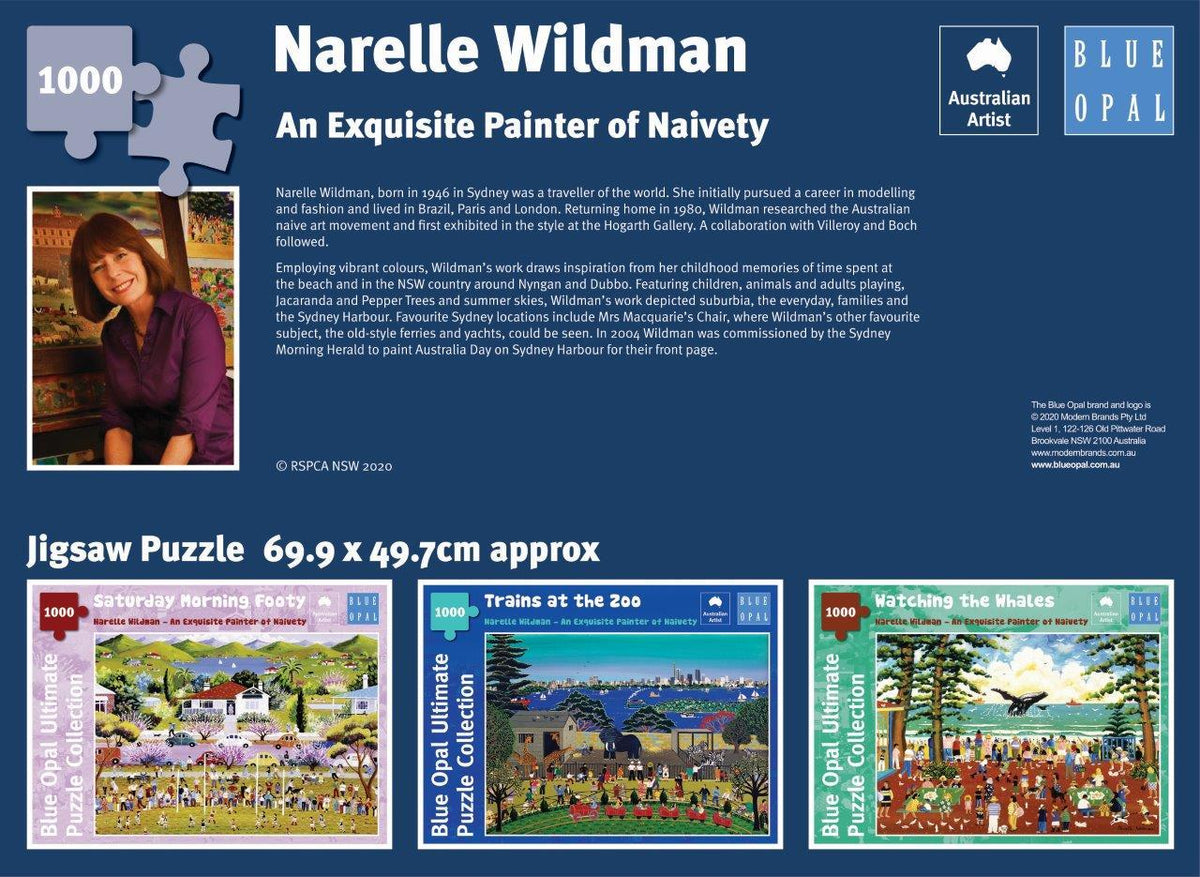 Blue Opal Narelle Wildman Watching the Whales 1000pc Puzzle