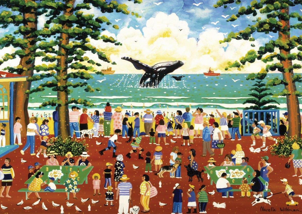 Blue Opal Narelle Wildman Watching the Whales 1000pc Puzzle