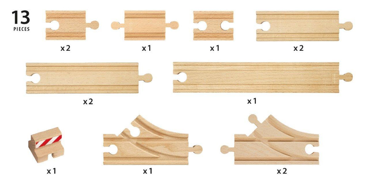 Brio - Starter Track Pack 13 Pieces