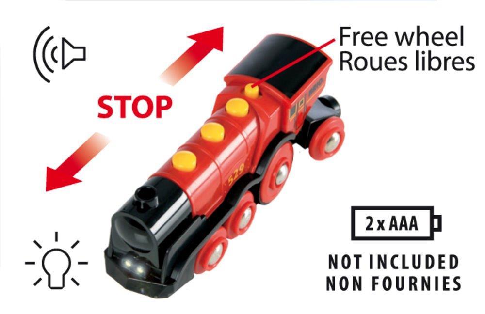 Brio - Mighty Red Action Locomotive