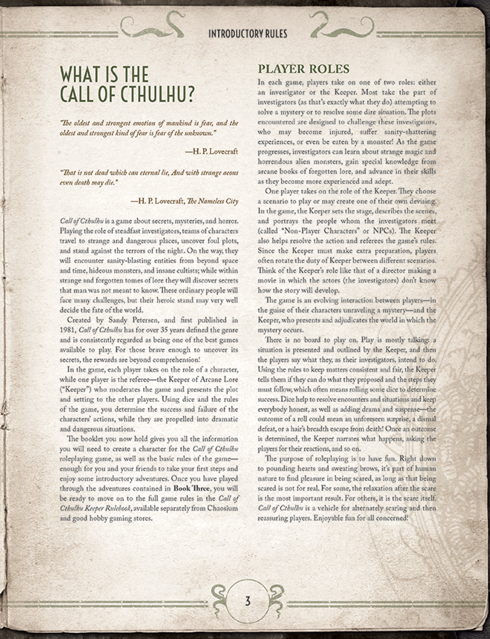 Call of Cthulhu: Starter Set