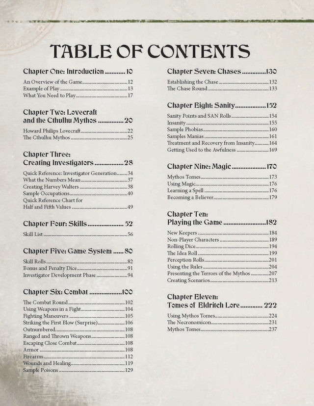 Call of Cthulhu: Keeper Rulebook