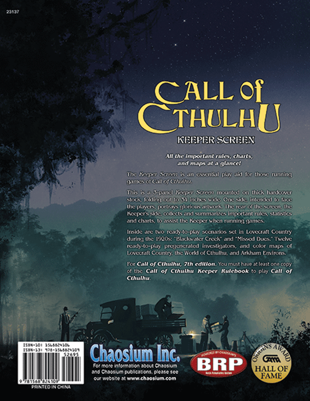 Call of Cthulhu: Keeper Screen Pack