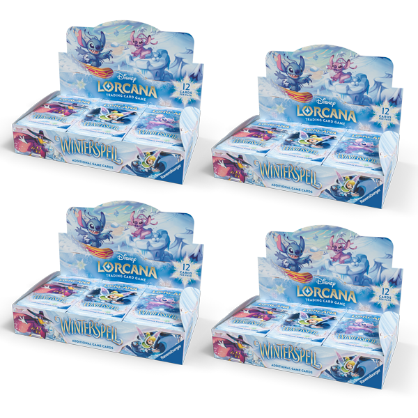Disney Lorcana TCG: Winterspell - Booster Box Case (4 Booster Boxes)