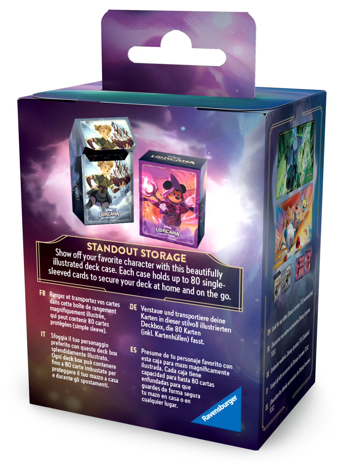 Disney Lorcana TCG: Deck Box - Mickey Mouse, Wayward Sorcerer