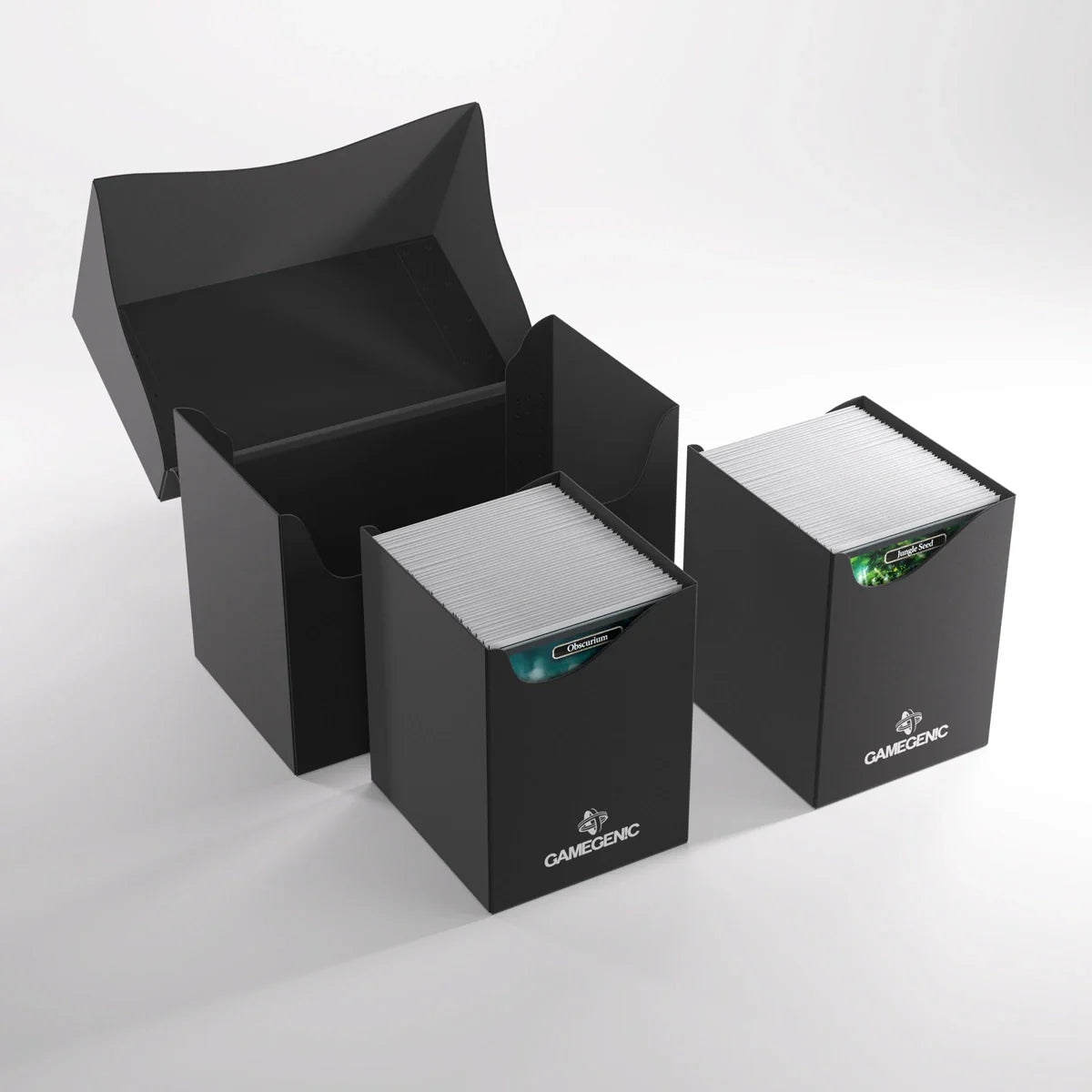 Gamegenic Double Deck Holder 200+ XL Deck Box - Black