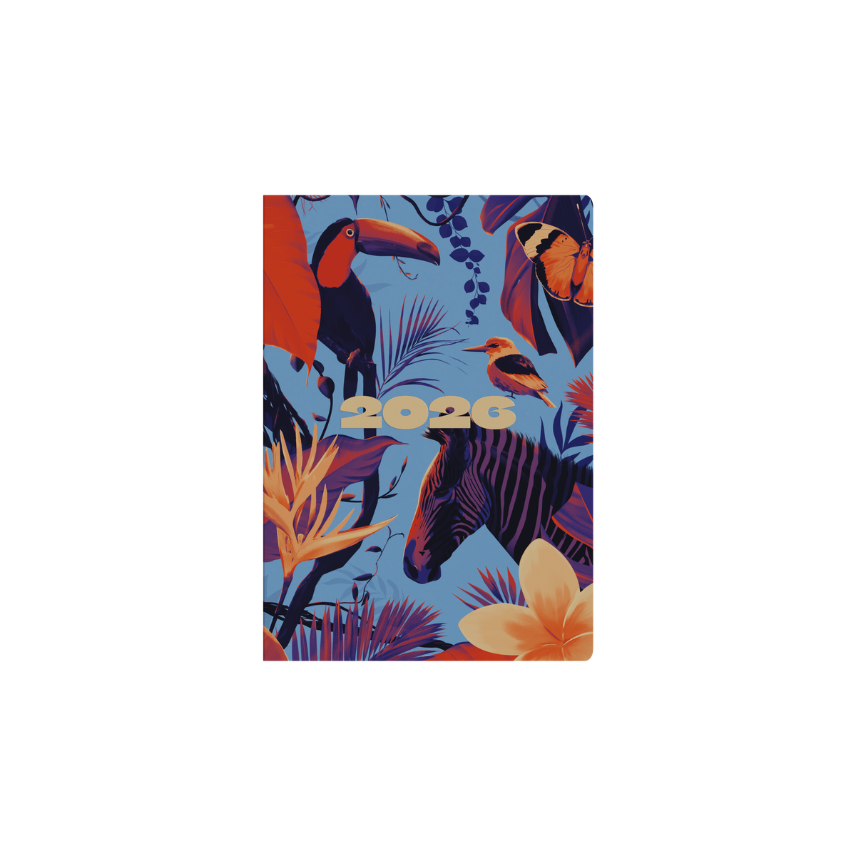 Collins 2026 Calendar Year Diary - Lifestyle Down the Garden Path A5 Recycled WTV Hard Cover - Toucan