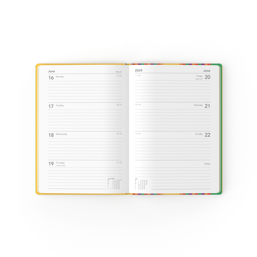 Collins 2025 Calendar Year Diary - Lifestyle Inspiration A5 WTV Bold