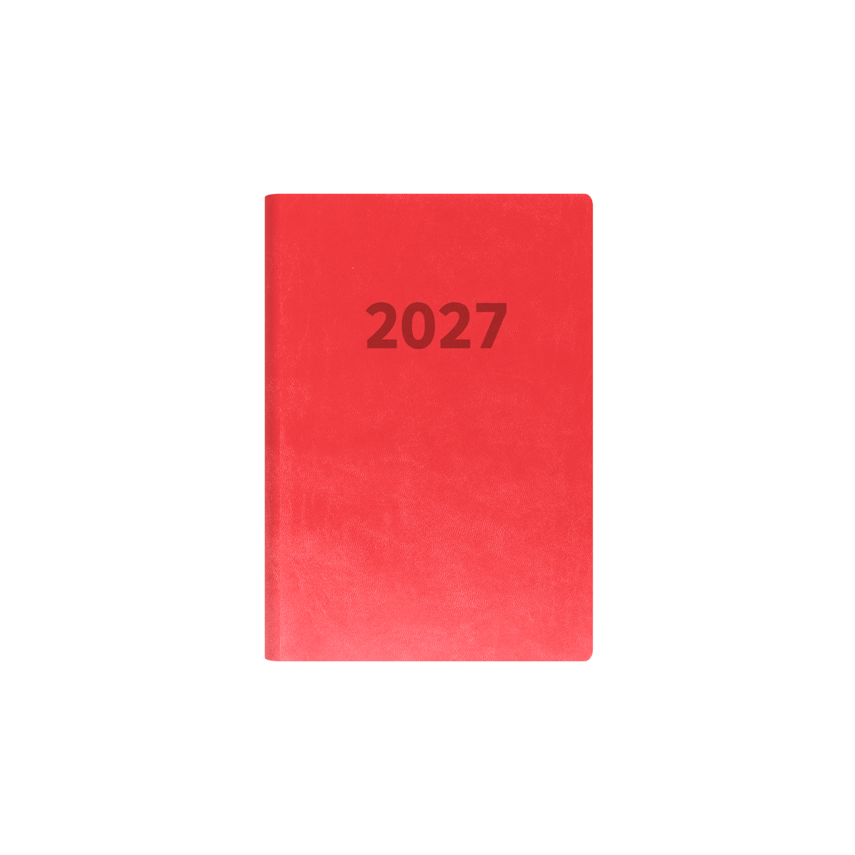 Collins 2027 Calendar Year Diary - Edge Rainbow ED151.U15 A5 DTP Red