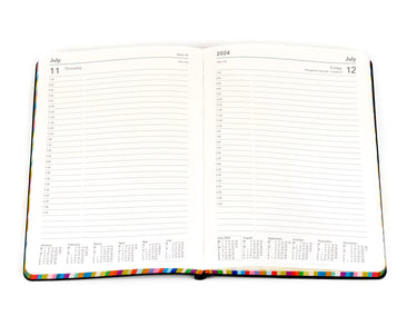 Collins 2024 Diary A5 DTP Edge Red