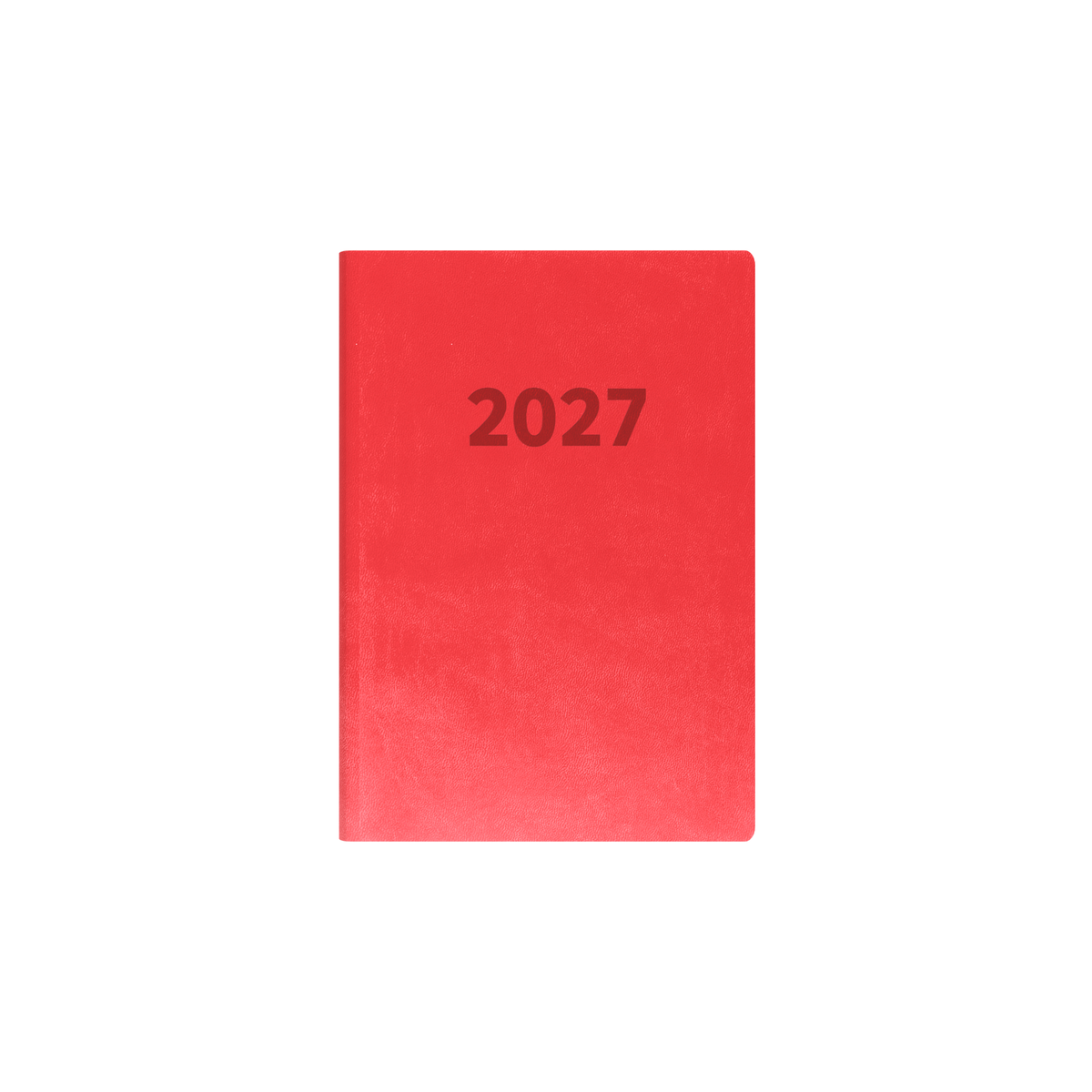 Collins 2027 Calendar Year Diary - Edge Rainbow ED153.U15-26 A5 WTV Red