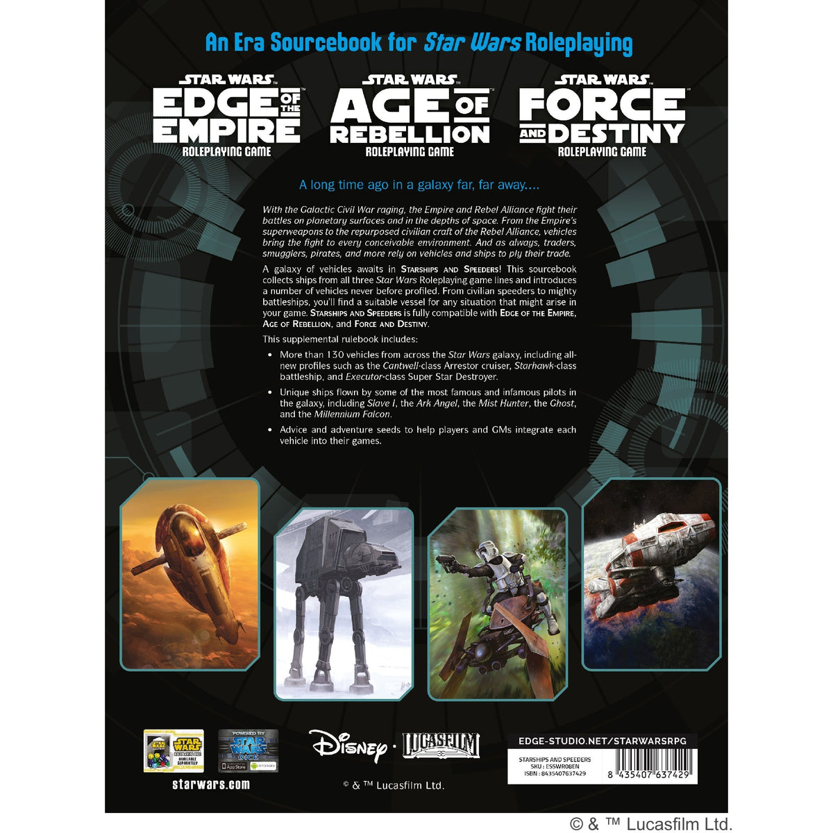 Star Wars RPG - Starships and Speeders (The Essential Collection of Vehicles