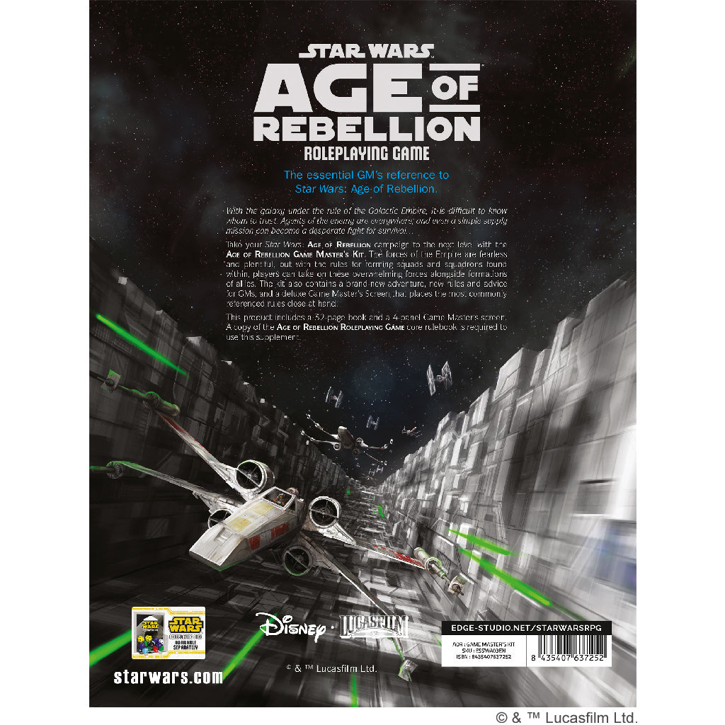 Star Wars RPG: Age of Rebellion - Game Master&#39;s Kit