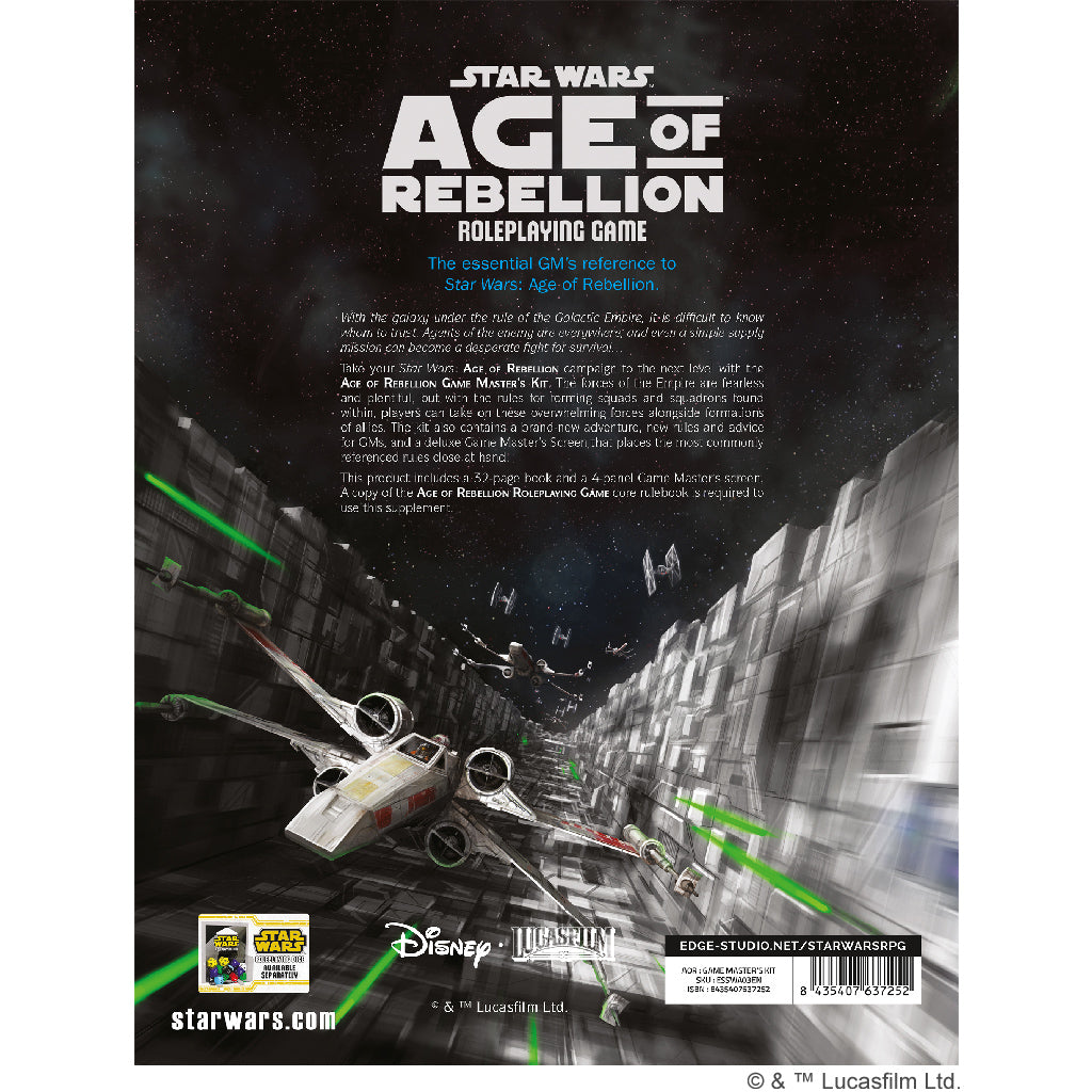 Star Wars RPG: Age of Rebellion - Game Master's Kit