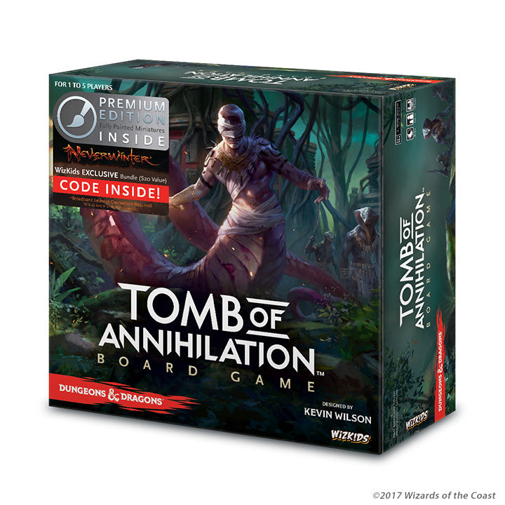 D&D Tomb of Annihilation (Premium Edition) - Adventure System Board Game