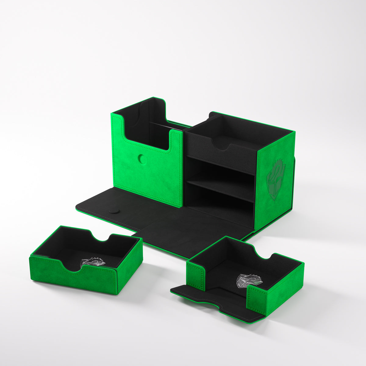 Gamegenic The Academic 133+ XL Premium Deck Box - Tolarian Edition - Green / Black