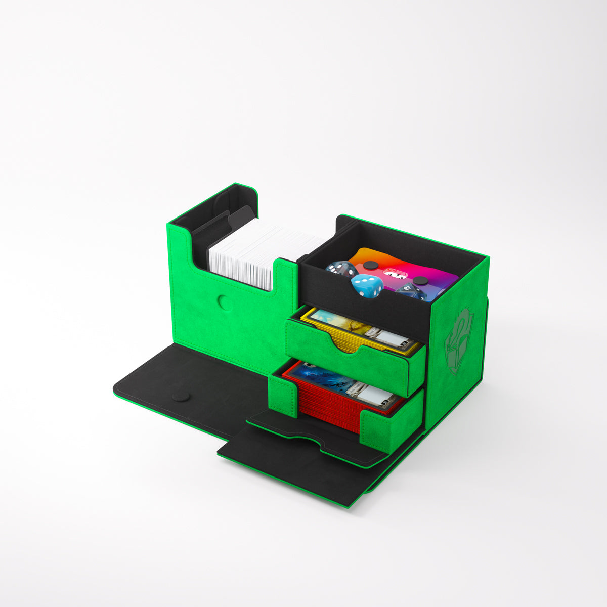 Gamegenic The Academic 133+ XL Premium Deck Box - Tolarian Edition - Green / Black
