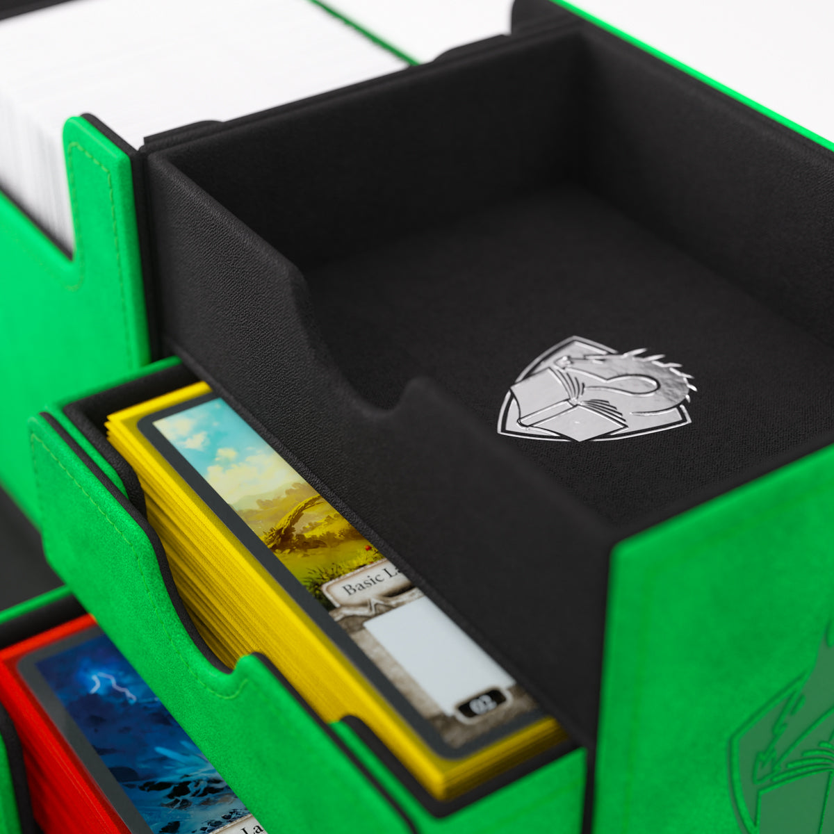 Gamegenic The Academic 133+ XL Premium Deck Box - Tolarian Edition - Green / Black