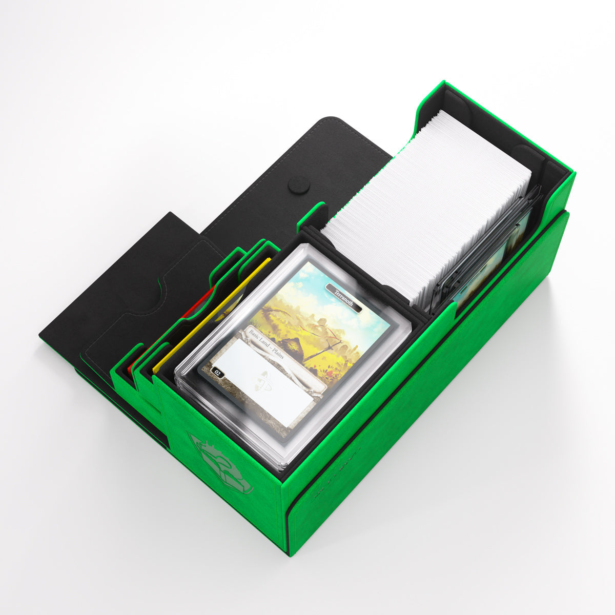 Gamegenic The Academic 133+ XL Premium Deck Box - Tolarian Edition - Green / Black