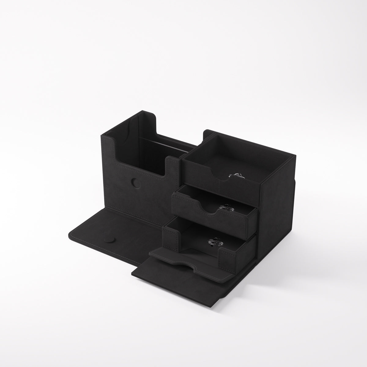 Gamegenic The Academic 133+ XL Premium Deck Box - Stealth Edition - Black