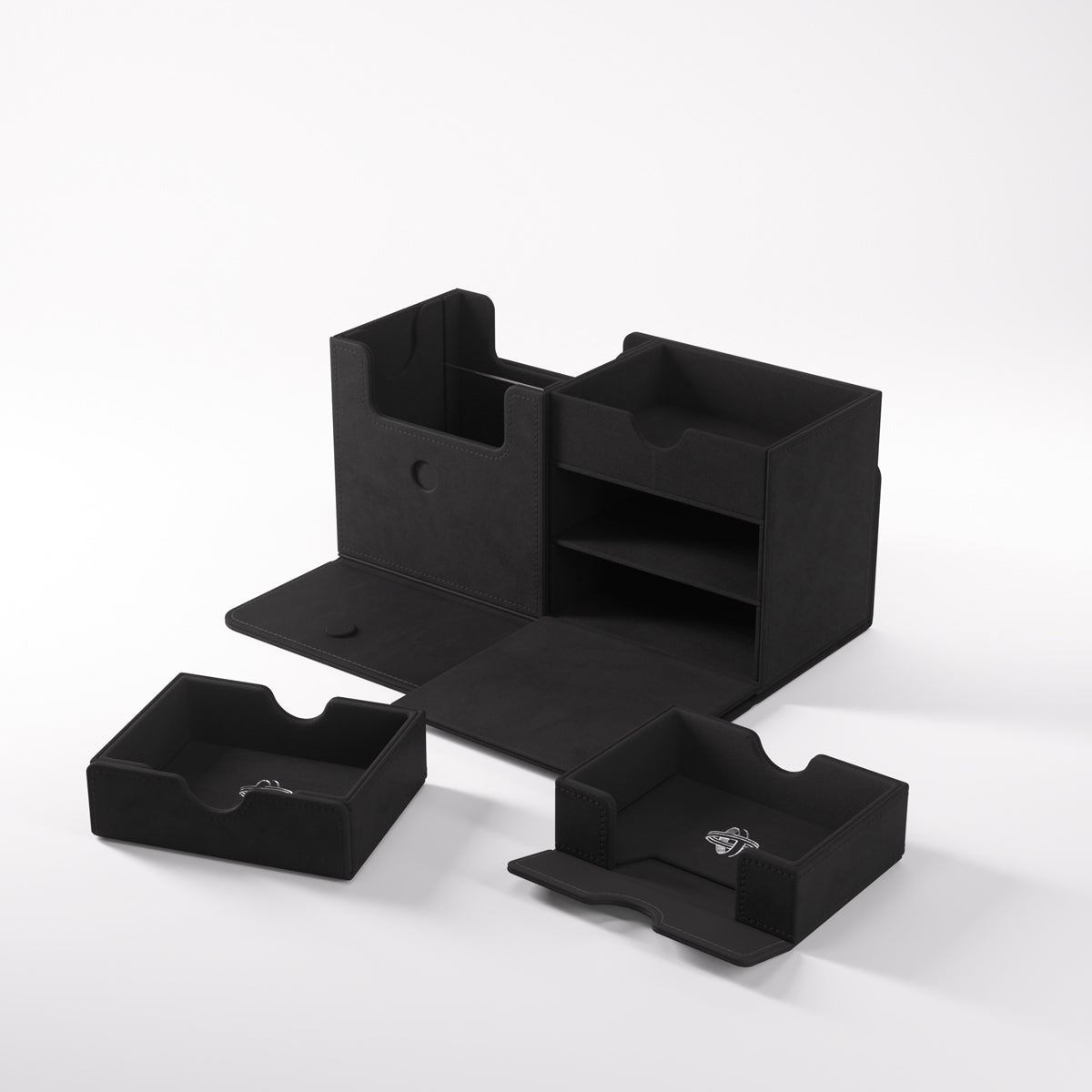 Gamegenic The Academic 133+ XL Premium Deck Box - Stealth Edition - Black