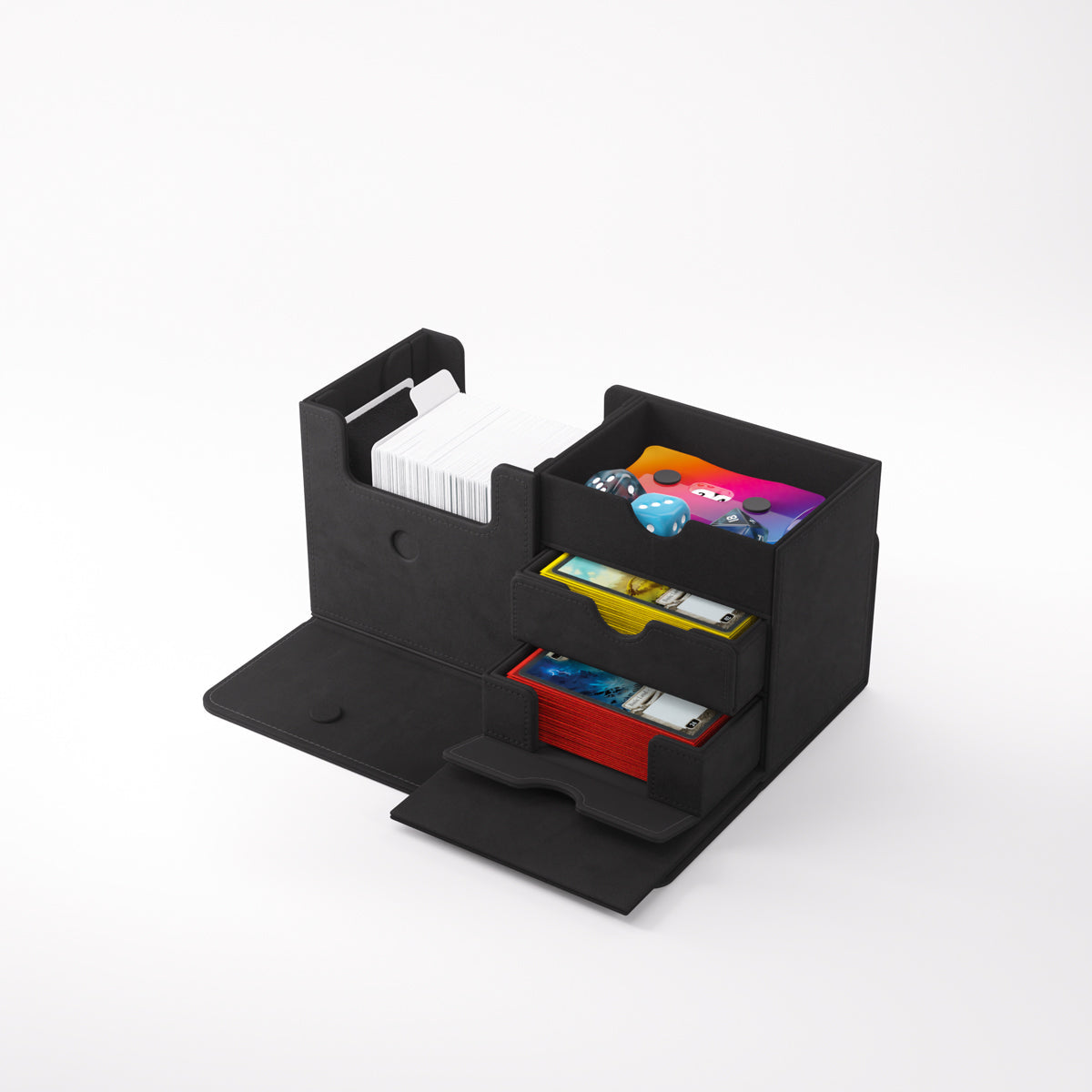 Gamegenic The Academic 133+ XL Premium Deck Box - Stealth Edition - Black