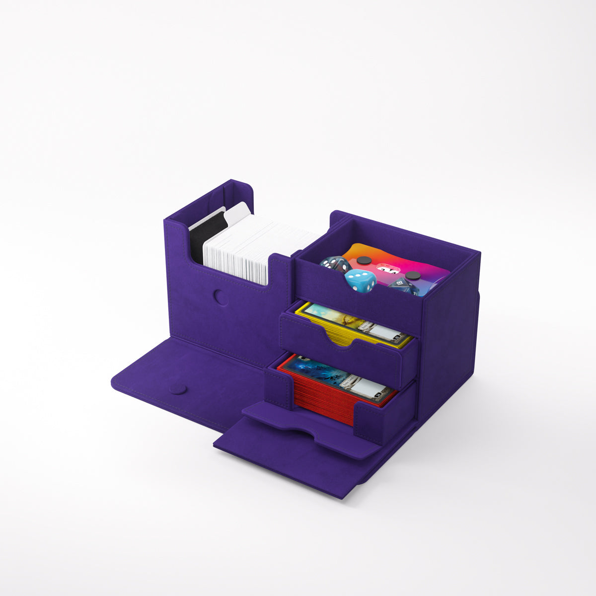 Gamegenic The Academic 133+ XL Premium Deck Box - Stealth Edition - Purple