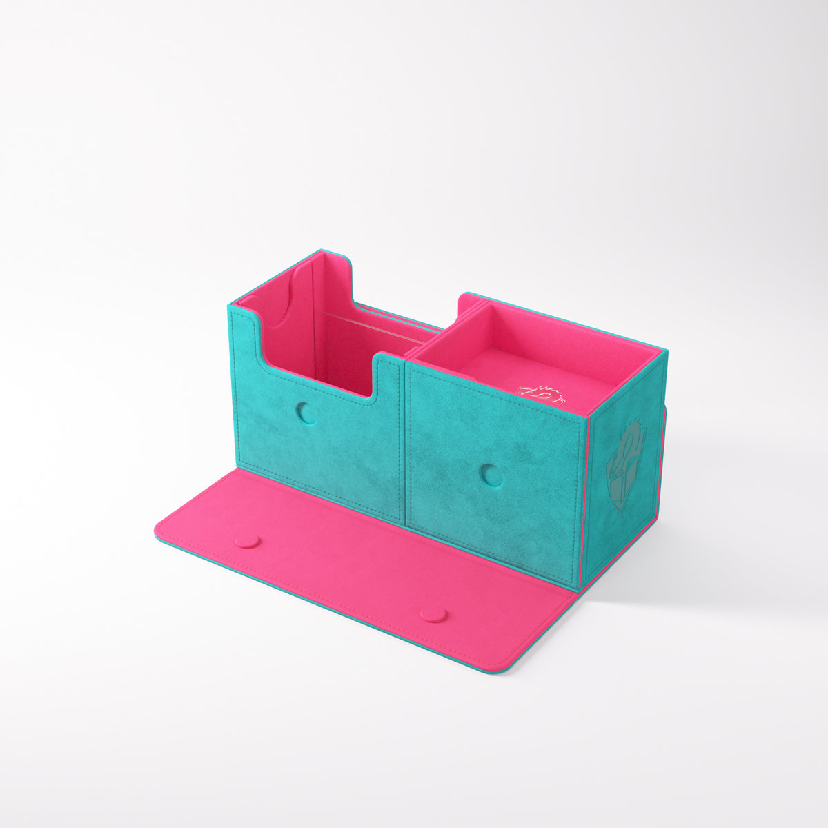 Gamegenic The Academic 133+ XL Premium Deck Box - Tolarian Edition - Teal / Pink