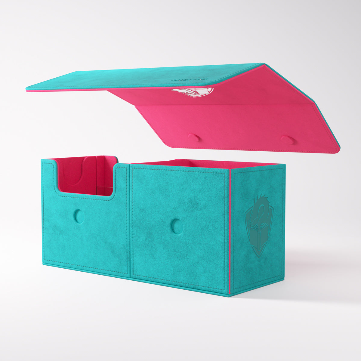 Gamegenic The Academic 133+ XL Premium Deck Box - Tolarian Edition - Teal / Pink