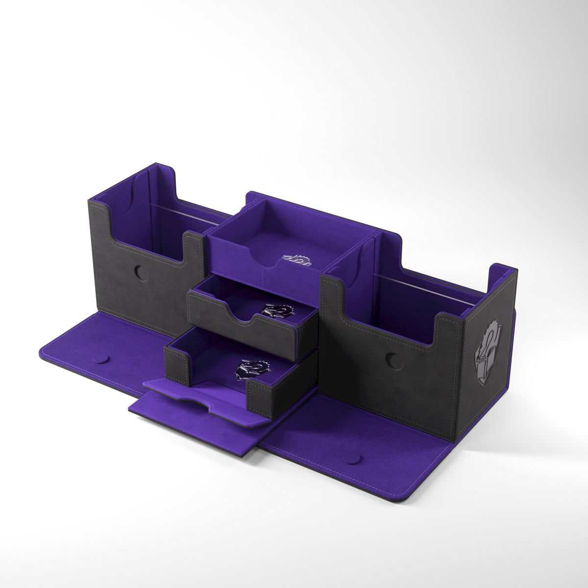 Gamegenic The Academic 266+ XL Premium Deck Box - Black / Purple