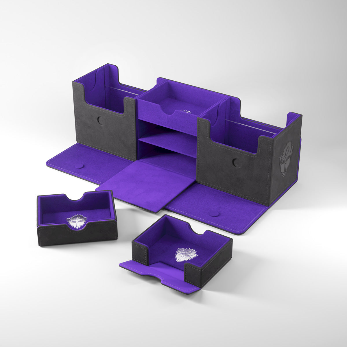 Gamegenic The Academic 266+ XL Premium Deck Box - Black / Purple