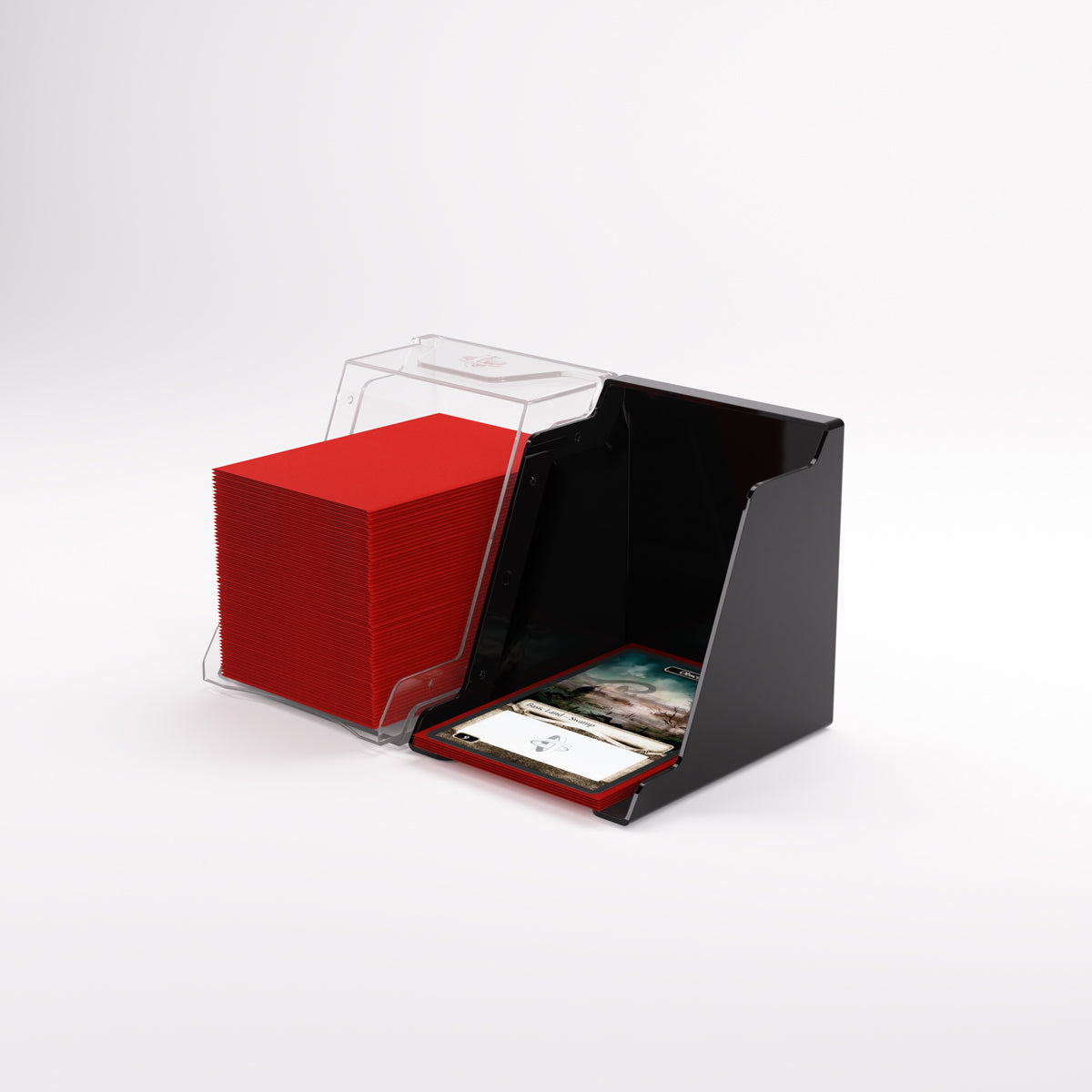 Gamegenic Bastion 100+ XL Advanced Deck Box - Black / Clear