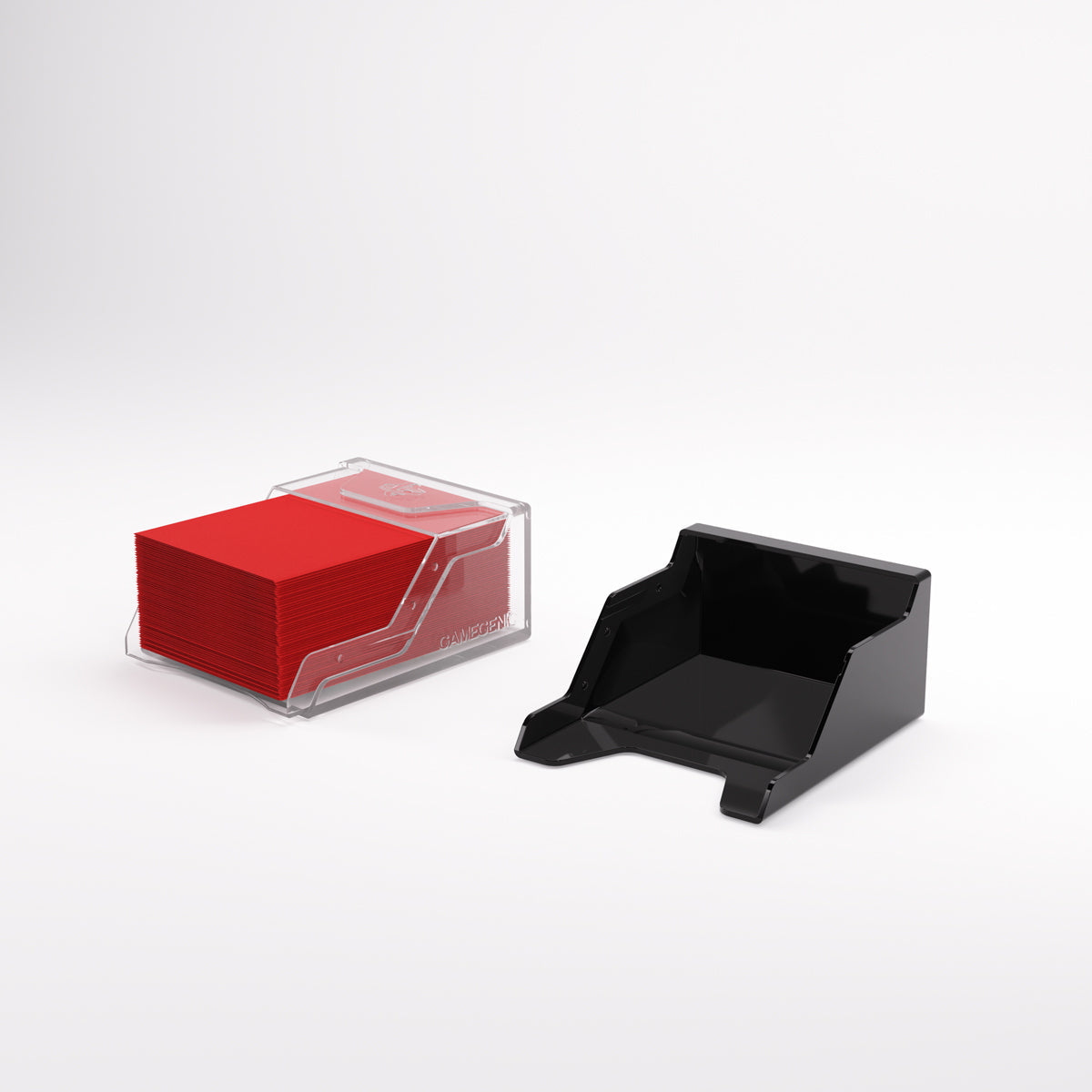 Gamegenic Bastion 50+ Advanced Deck Box - Black / Clear