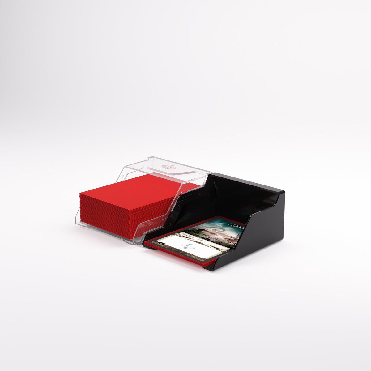 Gamegenic Bastion 50+ Advanced Deck Box - Black / Clear